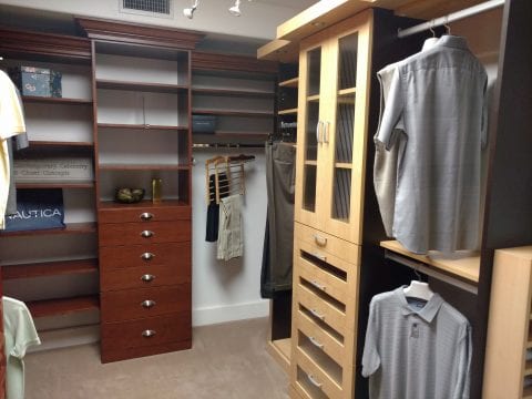 Sample Closet In Contemporary Closet Concepts Showroom
