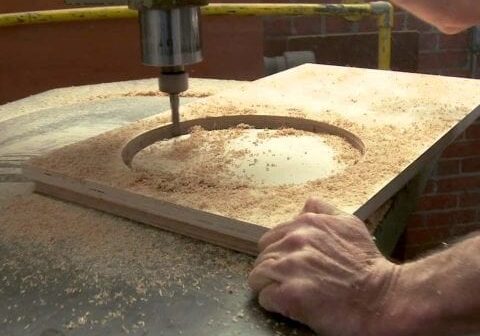 Using A Router In The Closet Manufacturing Facility in Sarasota